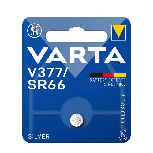 Varta Gombelem Ezüst-Oxid V377