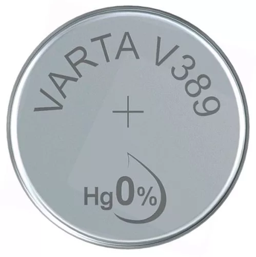 Varta Gombelem Ezüst-Oxid V389