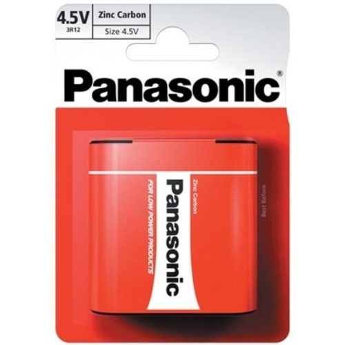 Panasonic Zinc Féltartós Lapos Elem 4.5V (3R12RZ/1BP) B1