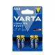 VARTA Longlife Power Alkáli Mikro Elem AAA B4