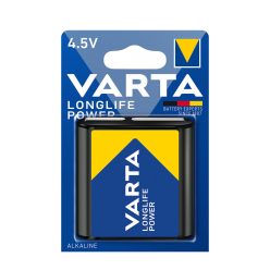 VARTA Longlife Power Alkáli Lapos Elem 3LR12 4,5V B1