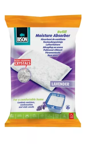 BISON Páramentesítő Utántöltő Tasak Levendula, 450g