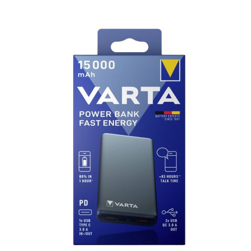 VARTA Portable Power Bank Fast 15000mAh