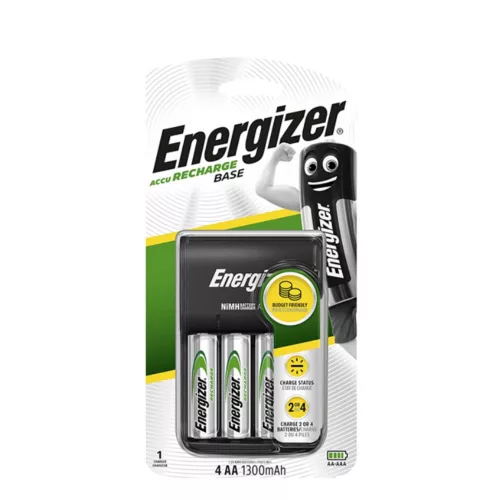 Energizer AkkuTöltő BASE + 4db 1300mAh R2U AA