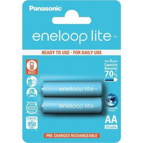 Panasonic Eneloop Lite Akkumulátor Ceruza 950mAh AA B2