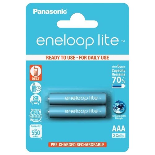 Panasonic Eneloop Lite Akkumulátor Mikro 550mAh AAA B2