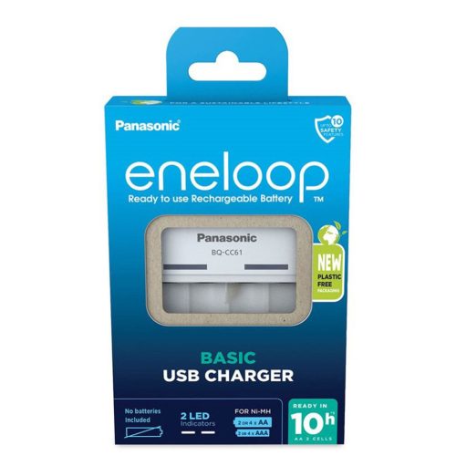 Panasonic Eneloop USB Basic Akkutöltő üres (600min)