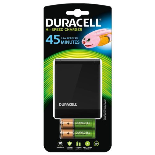 Duracell Akkutöltő CEF27 45min (+2db 1300mAh AA + 2db 750mAh AAA) B1
