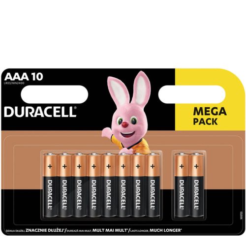Duracell Basic Alkáli Mikro Elem AAA (MN2400) (1,5V) B10