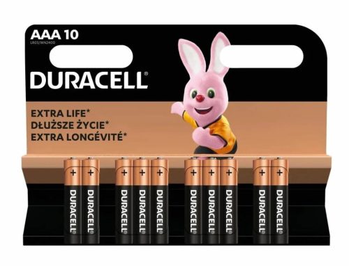 Duracell Simply Alkáli Mikro Elem AAA (1,5V) B10