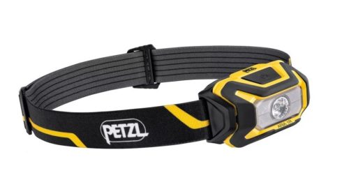Petzl Fejlámpa Aria 1R (akkumulátoros - tartozék) (450 lumen) Fekete/Sárga