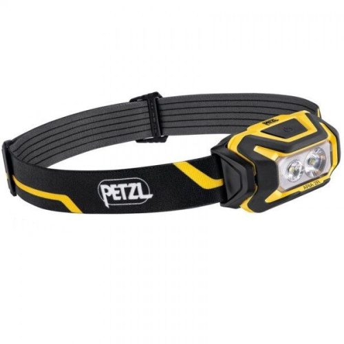 Petzl Fejlámpa Aria 2R (akkumulátoros - tartozék) (600 lumen) Fekete/Sárga