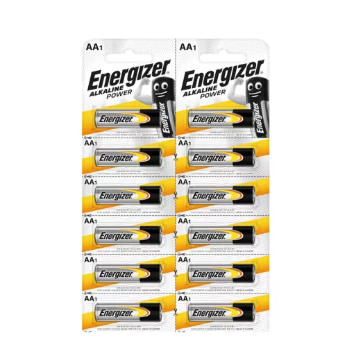 Energizer Alkaline Power Alkáli Ceruza Elem AA B12 (kartella)