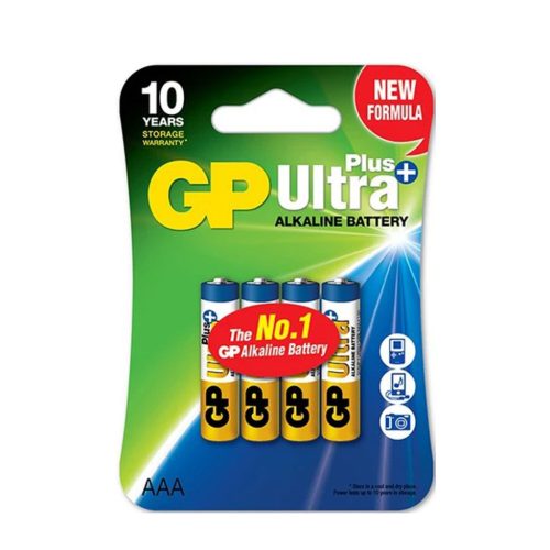 GP Ultra Plus Alkáli Mikro Elem AAA B4