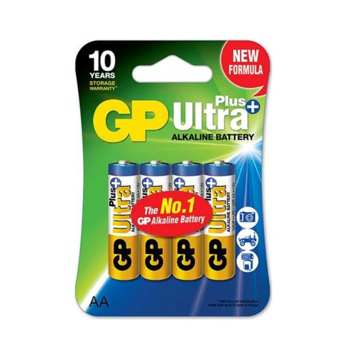 GP Ultra Plus Alkáli Ceruza Elem AA B4