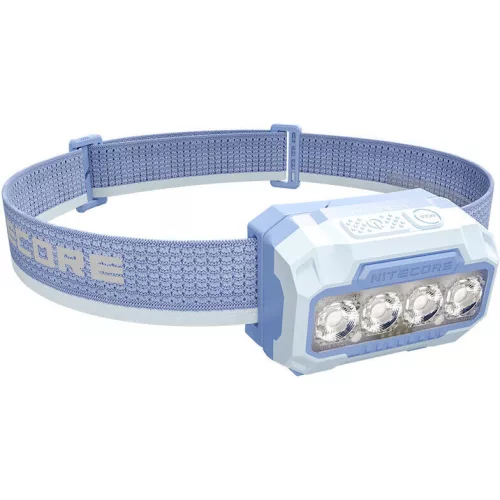 Nitecore Fejlámpa HA23 UHE (3xAAA/Akkumulátor) 4x MCT UHE LED (600 lumen) Kék
