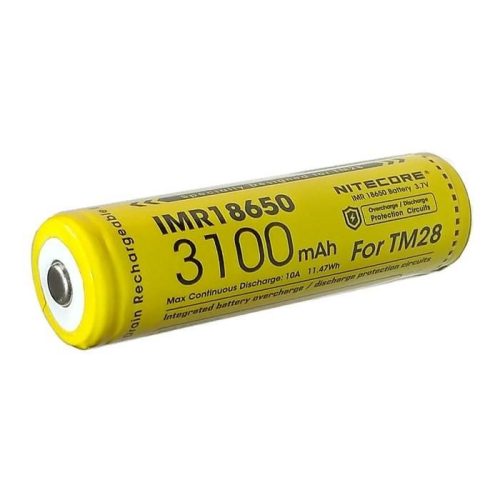 Nitecore Kellék Akkumulátor 18650 IMR 3100mAh TM28-hoz