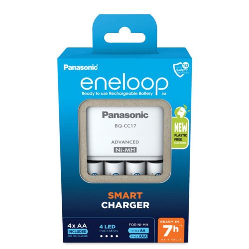 Panasonic Eneloop Akkutöltő K-KJ17MCD40E + 4xAA (420 min)