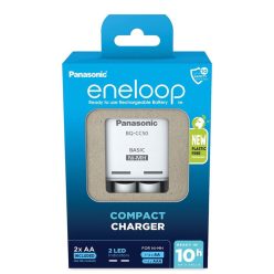 Panasonic Eneloop Akkutöltő K-KJ50MCD20E + 2xAA (600 min)