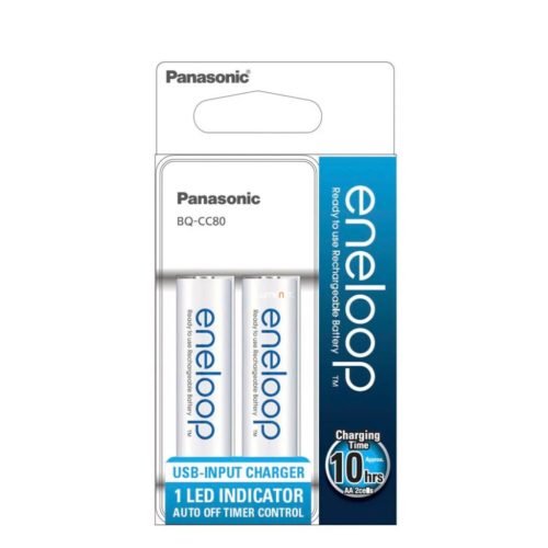 Panasonic Eneloop USB Akkutöltő + 2db 1900mAh AA (600min)