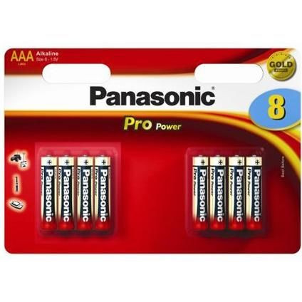 Panasonic Pro Power Gold Alkáli Mikro Elem AAA (LR03PPG/8BP) B8