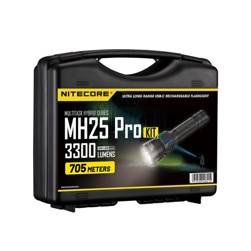 Nitecore Vadászlámpa Szett MH25 PRO (+1x 21700) UHi 40 LED (3300 lumen)