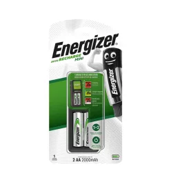 Energizer AkkuTöltő MINI + 2db 2000mAh R2U AA