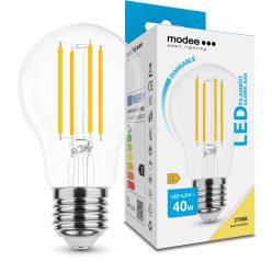   Modee LED Izzó Filament A60 4,2W E27 360° 2700K (470 lumen) dimm. ERP