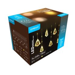   Modee Karácsonyi LED Dekoráció Adapteres C3004 (110LED/3m) warm