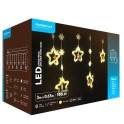   Modee Karácsonyi LED Dekoráció Adapteres C3005 (110LED/3m) warm