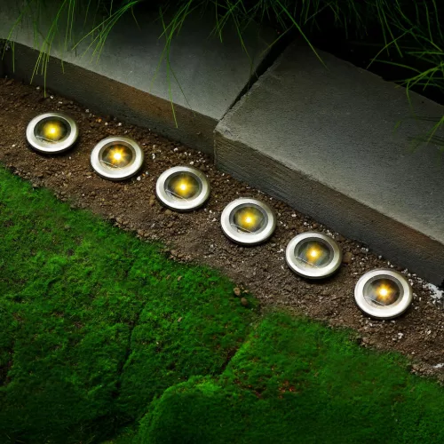 Modee Lighting LED Szolár Napelemes Talajvilágítás DS020 (D7cm) (6db/doboz)