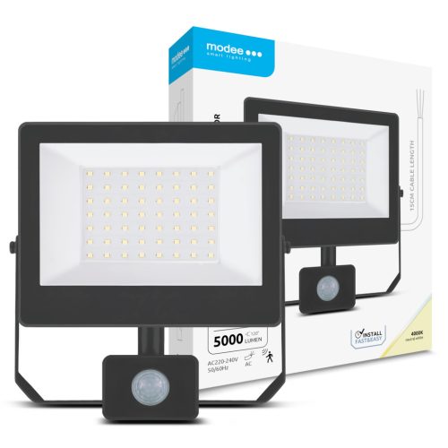 Modee Lighting LED Reflektor A3-series + Sensor 50W 120° 4000K (5000 lumen) ERP