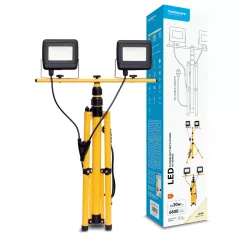   Modee LED Reflektor Munkalámpa állvánnyal 2x30W 120° 4000K (6600 lumen) A2 ERP