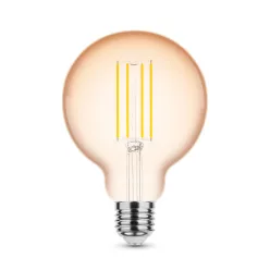   Modee LED Filament Amber Globe G95 4W E27 320° 1800K (360 lumen) dimm.