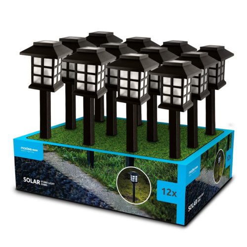 Modee Lighting LED Szolár Napelemes Leszúrható Lámpa GS005 (38cm) (12db/display)