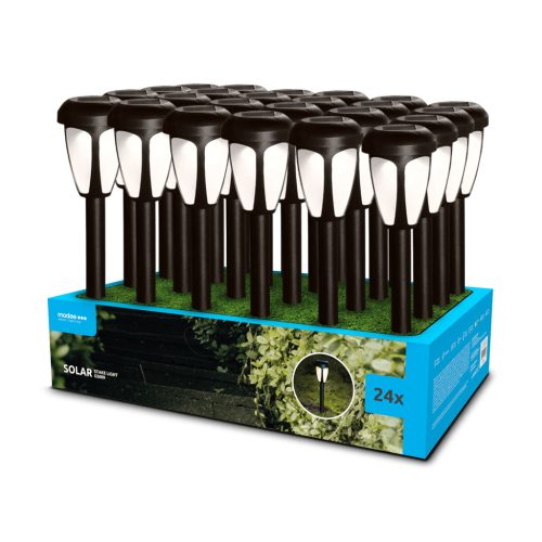 Modee Lighting LED Szolár Napelemes Leszúrható Lámpa GS009 (39cm) (24db/display)