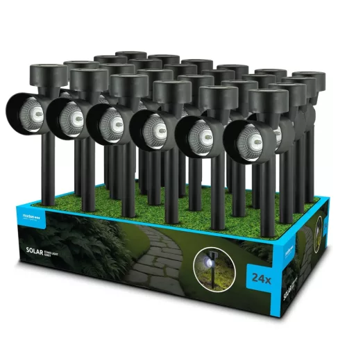 Modee Lighting LED Szolár Napelemes Leszúrható Lámpa GS021 (33cm) (24db/display)