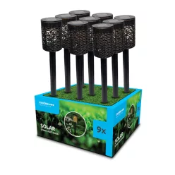   Modee Lighting LED Szolár Napelemes Leszúrható Lámpa GS026 (36cm) (9db/display)