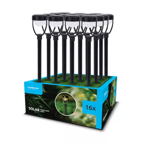 Modee Lighting LED Szolár Napelemes Leszúrható Lámpa GS031 (40cm) (16db/display)