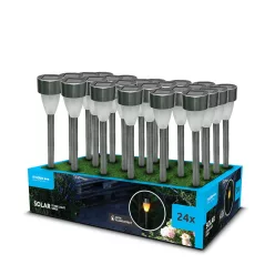   Modee Lighting LED Szolár Napelemes Leszúrható Flame GS035 (36cm) (24db/display)