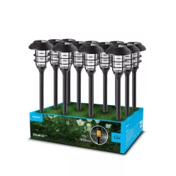   Modee Lighting LED Szolár Napelemes Leszúrható Flame GS038 (43cm) (12db/display)