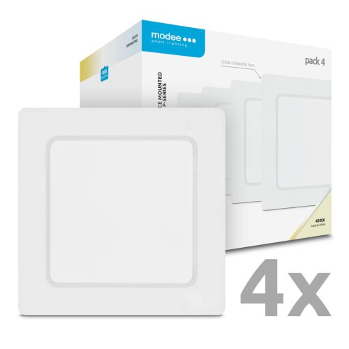 Modee LED Panel Négyzet - Felszerelhető P-series 6W 4000K (660 lumen) P4 ERP