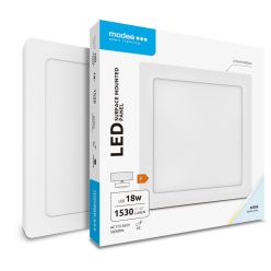   Modee Lighting LED Panel Négyzet - Felszerelhető 18W 6000K (1530 lumen) A-series
