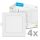 Modee LED Panel Négyzet - Beépíthető P-series 6W 4000K (660 lumen) P4 ERP