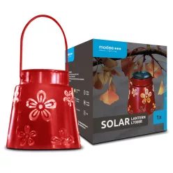   Modee Lighting LED Szolár Napelemes Lámpás LT008R (H11xD11,5cm) piros