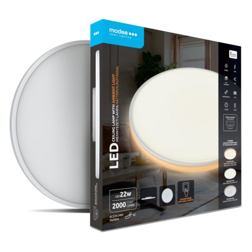 Modee Mennyezeti LED Lámpa 22W MB001 4000K B-2700K D400x50mm (2000 lumen) ERP
