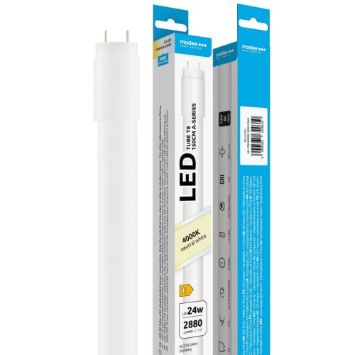 Modee Lighting LED Fénycső T8 1500mm 24W 4000K A-series (2880 lumen) ERP B1