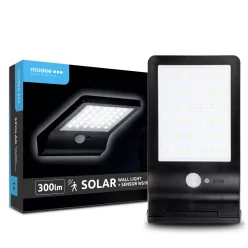   Modee Lighting LED Szolár Napelemes Reflektor WS107 + sensor (300 lumen)