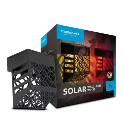   Modee Lighting LED Szolár Napelemes Fali Lámpa WS133 RGB (11cm) (2db/doboz)