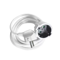   Technik Professional Hosszabbító (lengokábel) Fehér 3m kábellel 3x1,5mm2 16A